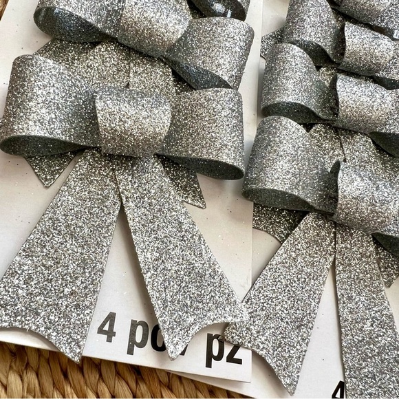 HOLIDAY DECOR GLITTER BOW BUNDLE - Picture 4 of 4